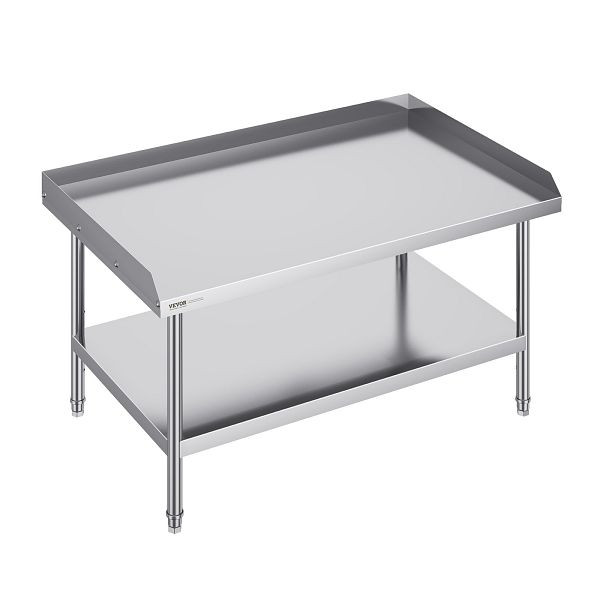 VEVOR Arbeitstisch Küchentisch Zubereitungstisch Kommerziell 762x1219x660mm, CFBXGGZTSBT3X3G63V0