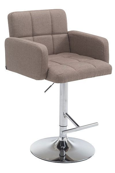 CLP Barhocker Los Angeles Stoff C, taupe, 1018055124