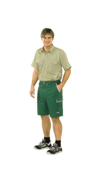 Planam Canvas 320 Shorts, grün/grün, Größe S, 2171044