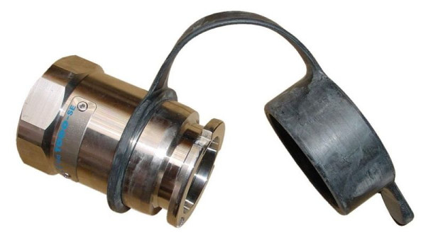 Cemo Trockenkupplung 2" IG, Edelstahl mit Staubschutzkappe, 8389, 4052886067451