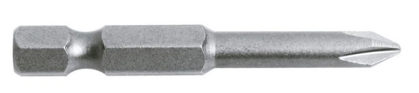 Kraftwerk 1/4" Kreuzschlitz-Bit für Phillips-Schrauben 50 mm Nr. 1, VE: 10 Stück, 2801-10