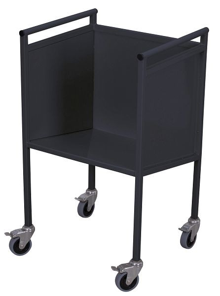 VARIOfit Aktenwagen, Ladefläche: 550 x 500 x 420 mm (B/T/H), RAL 7016 anthrazitgrau, sw-500.380/AG