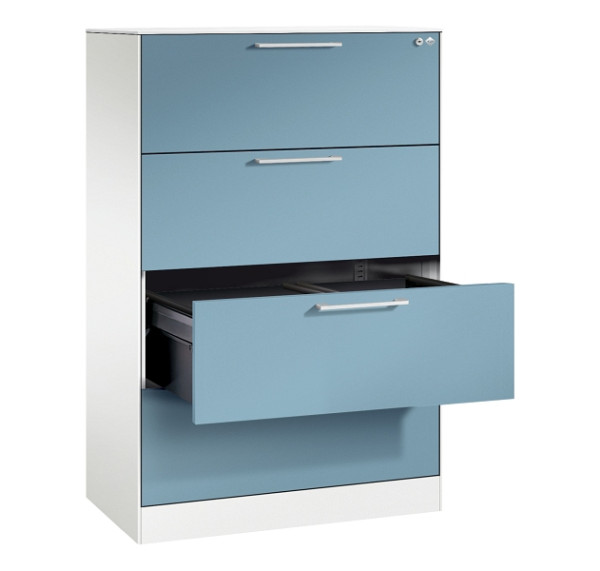 C+P Hängeregistraturschrank Asisto, H1310xB800xT435mm, 9016/0010, 146023-412 S10203