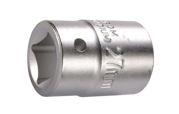 SW-Stahl Steckschlüsseleinsatz, 3/4", 27 mm, Chrom-Vanadium-Stahl, 07660L-27