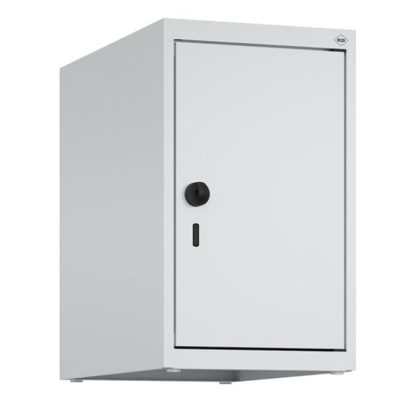 C+P Schrankaufsatz Classic PLUS, Aufsatzschrank, 7035/7035, Drehriegel, 500x300x500mm, 1 Abteil, 080090-10 S10009