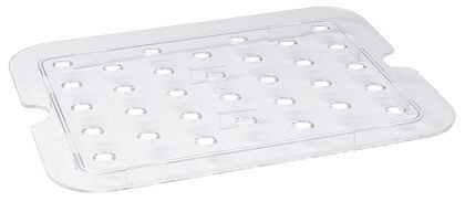 Contacto Einlegeboden GN 1/2, gelocht aus Polycarbonat, 8002/012