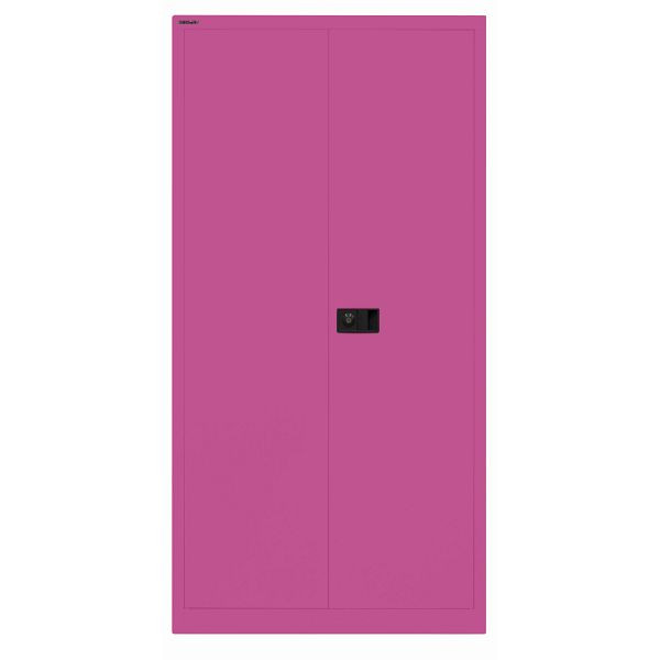 Bisley Flügeltürenschrank UNIVERSAL, 3 Fachböden für 4 Ordnerhöhen, 681 fuchsia, Belastbarkeit: 70kg je Fachboden, E722A03681