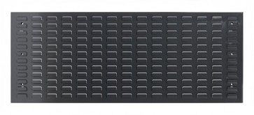 ADB Schlitzplatte, waagerechte Kiemenschlitzung, L1177xB456mm, Farbe grau, RAL 7016, 23075