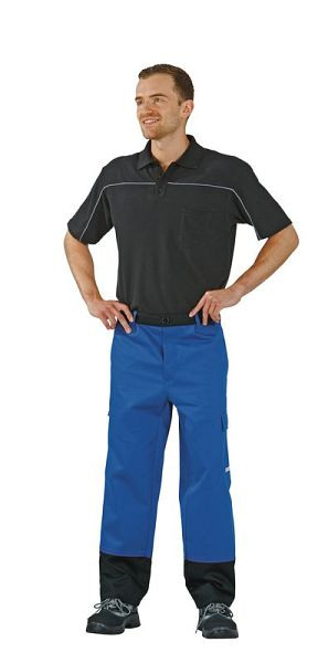 Planam Weld Shield Bundhose, kornblumenblau/schwarz, Größe 64, 5521064