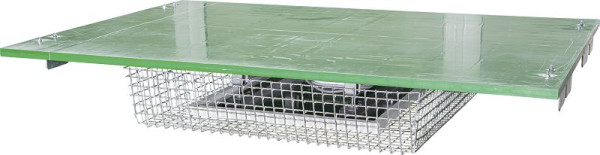 Patura Abdeckung Kälberbox mit Wärmeplatte inklusive Halterahmen und Schutzkorb, 332433