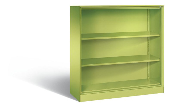 C+P Büroregal Asisto, H1310xB1200xT435mm, Farbe: Viridingrün, 3 OH, 140031-000 S10033