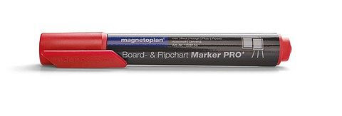 Magnetoplan Board- und Flipchartmarker PRO, Farbe: rot, VE: 4 Stück, 1228106