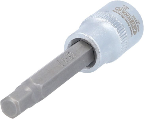 KS Tools 3/8" Bit-Stecknuss für Innensechskant-Schrauben am Bremssattel, 7 mm, 65 mm lang, 150.2293