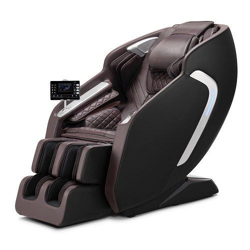 VEVOR Ganzkörper-Massagesessel Zero Gravity, SL-Schiene, Yoga-Stretch, Heizung, Pedal, 36 Airbags, LCD, 4D-Massage, AMYLCDPFSAJAH6RAK001V2