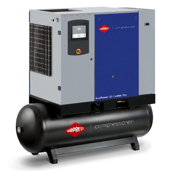 Airpress Schraubenkompressor 10 bar 500L 20 PS/15 kW 2268 l/min (EcoPower 20 Combi Dry), 36679520-D