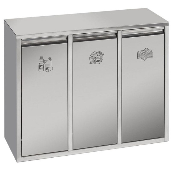 Stein HGS Recyclingstation -Cubo Jonas-, 36 Liter (3x12 Liter), 570x705x270mm, 33745
