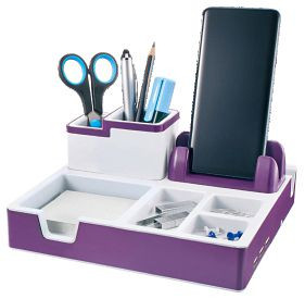 Twinco 9020 TWIN Schreibtisch Organizer, Lila, 9020-18