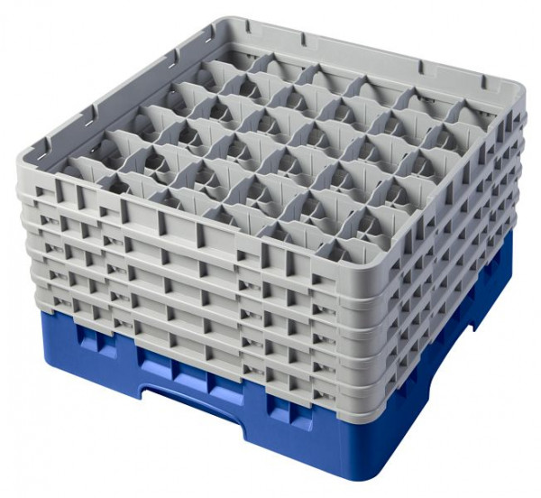 Cambro Spülkorb mit 36 Fächer Camrack® 25,7 cm Blau, 36S958168