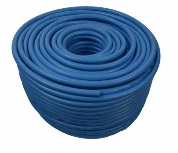Ebinger 10mm ID PVC-Pflanzenschutzschlauch, max. 40bar, Anschluss 1/2" IG, montiert auf Schlauchaufroller MG, MGS, MGO 200, VE: 100 m, 130.356