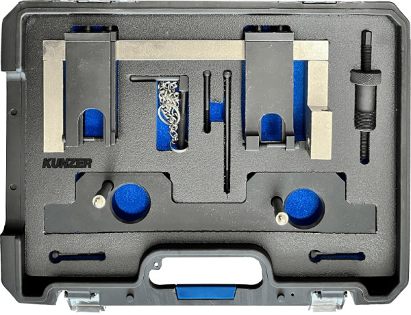 Kunzer Motor-Einstellwerkzeugsatz BMW / MINI Für Reparaturarbeiten an 1.6- und 2.0-Liter- Benzinmotoren, 77M111