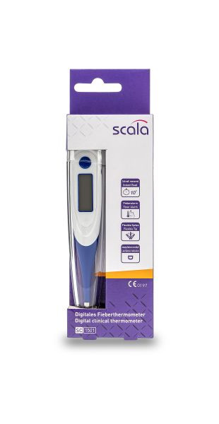 Scala SC 1501 digitales Fieberthermometer, blau, 01489