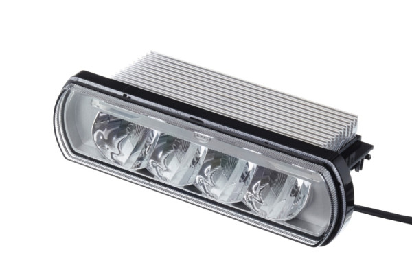 HELLA LED-Arbeitsscheinwerfer, Modular Worklight Base Tech, 12/24V, 1250lm, 2-Punkt Befestigung, Arbeitslicht, 2000mm, offene Kabelenden, 1GE 996 198-051