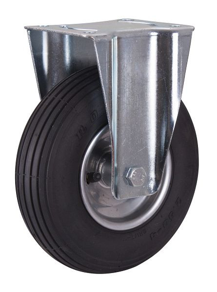 VARIOfit Bockrolle mit Luftreifen, 230 x 65 mm, schwarz, auf Stahlfelge, bpl-230.000