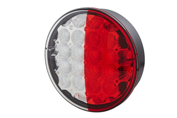 HELLA Heckleuchte, LED, 12V, Einbau/geschraubt, Lichtscheibenfarbe: rot, Kabel: 500mm, rechts/links, Blinklicht, 2SD 344 200-211