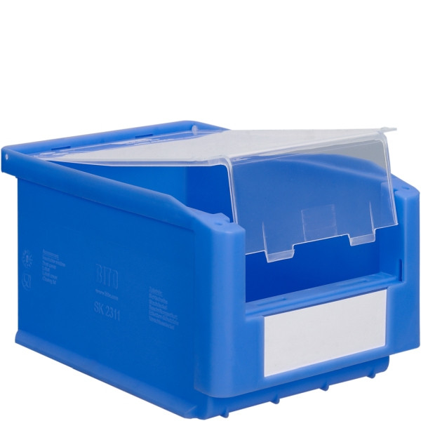 BITO Verschlussdeckel VD2311 transparent, 144/115x209mm, 10 Stück, 30261