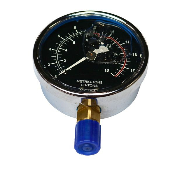 Airpress Glyzerin Manometer für Werkstattpresse 10t (79380-1), 79380-1-M