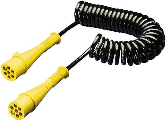 HELLA Elektrowendel - 7-polig - S-Type - 24V - gelb - Kunststoff, 8KA 007 965-011