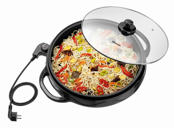 Bartscher Multipfanne 37 cm, Material: Aluminium, Glas, Kunststoff, 150121, 4015613655574