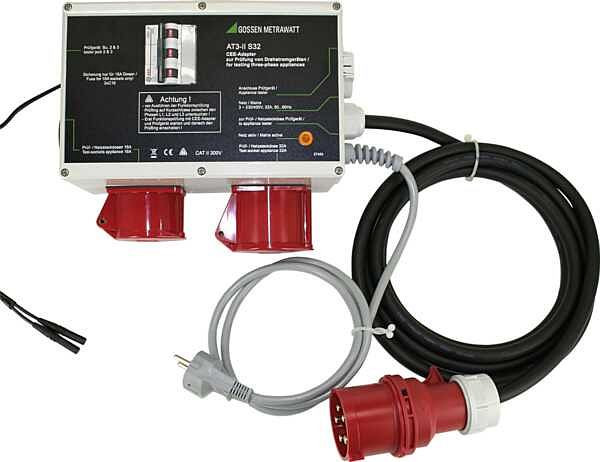 Gossen Metrawatt Adapter für aktive und passive Prüfung von Drehstromgeräten 16/32 A, Z745X