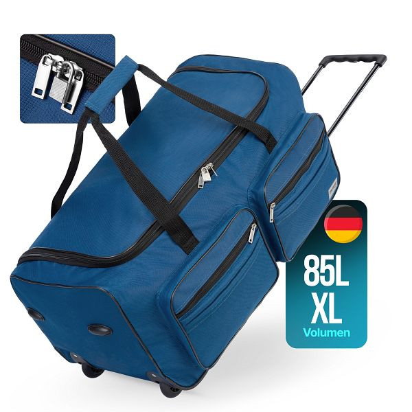 monzana Rollenreisetasche Blau 85L, 108332, 4250525377774