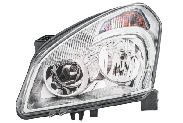 HELLA Halogen-Hauptscheinwerfer, für u.a. Nissan Qashqai I (J10, NJ10, JJ10E), ECE, für Rechtsverkehr, links, 1EF 238 042-011