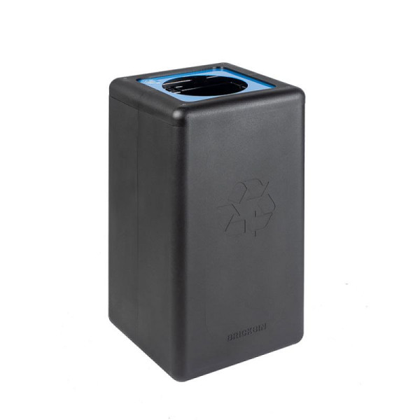 STEIN HGS Recycelbarer Abfallbehäter Papier, schwarz, blau, 83892.0003