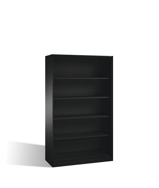 C+P Büroregal Asisto, H1980xB1200xT435mm, Farbe: Schwarzgrau, 5 OH, 140001-000 S10003