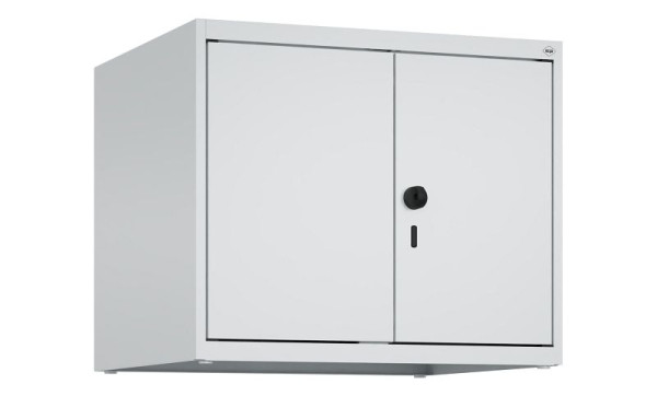 C+P Schrankaufsatz Classic PLUS, C Aufsatzschrank Classic PLUS, 2 Abteile, 500x600x500mm, 7035/7035, Drehriegel, 080092-20 S10009