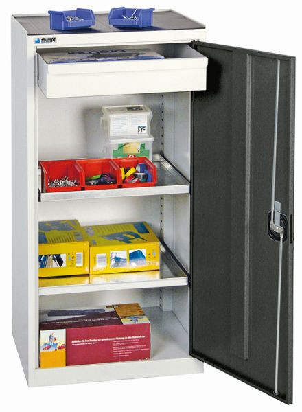 stumpf Werkzeug- und Materialschrank Serie 2000, 7035/7016, 1 Schublade, 2 Fachböden, 2001171