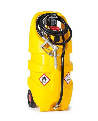DENIOS Mobile Tankanlage Typ Caddy für Diesel, 110 Liter, mit 12-V-Elektropumpe, 252256
