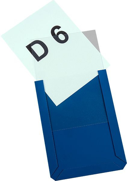 Eichner Magnet-Sichttasche DIN A6, B 114 x H 154 x T 3 mm, hoch, VE: 10 Stück, 9218-02952-08