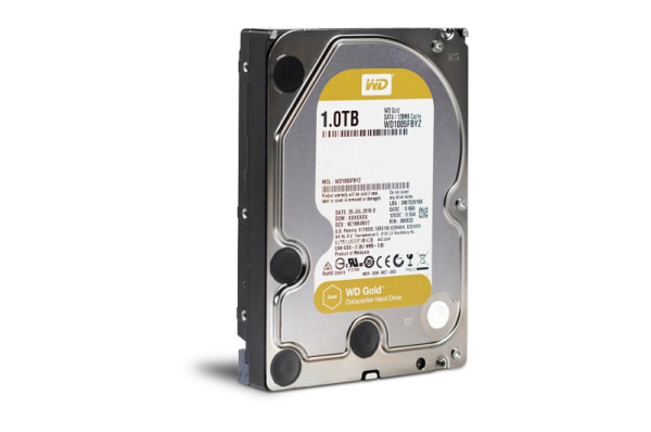Western Digital Festplatte, 3,5", SATA 6Gb/s, 1TB, 7200RPM, 128MB Cache, 24/7 Betrieb, R/V Sensor, WD1005FBYZ