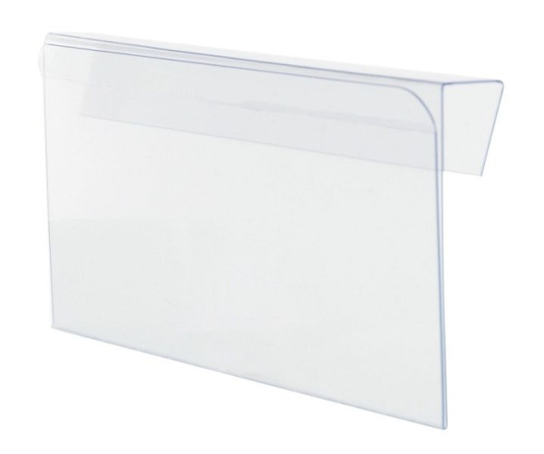 Eichner Hartkunststofftasche für Kleinladungsträger, VDA-Norm 210 x 85 mm, transparent, mit Falz, VE: 5 Stück, 9225-30040-110