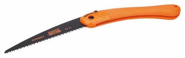Bahco Klappbare Astsäge für allgemeine Gartenarbeiten, Blatt 190 mm, 7 Zähne pro Zoll, PG-72
