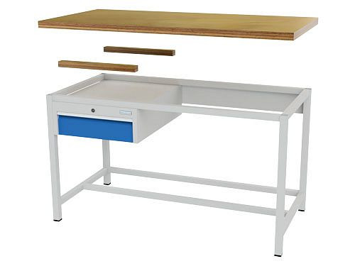 Bedrunka+Hirth Zusätzliche Längsstrebe vorne, Maße in mm (BxTxH): 1085 x 35 x 35, 03.02-00218