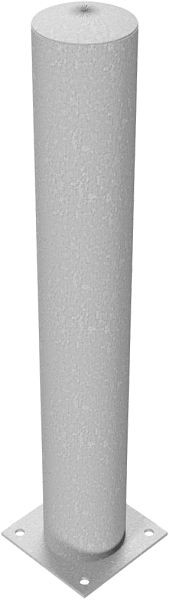 Schake Stahlrohrpoller Ø 152 x 3,2 mm zum Aufdübeln feuerverzinkt, Gesamtlänge: 1000 mm, 40153