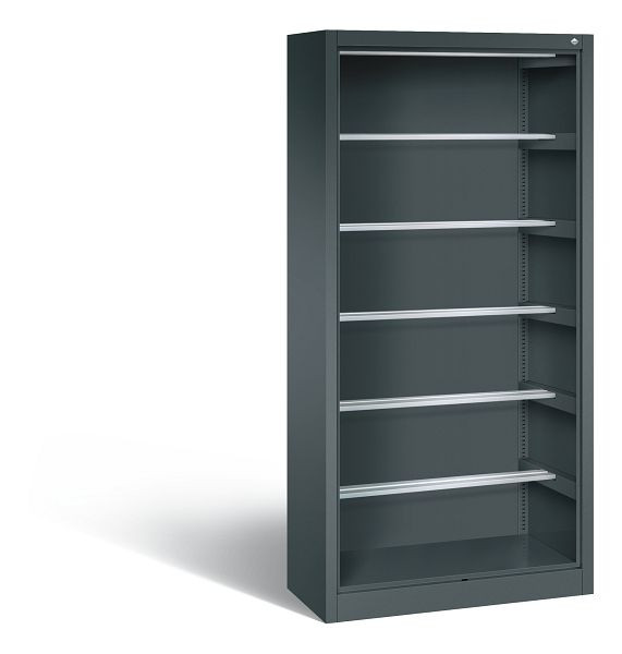 C+P Stahlregal mit Rückwand Acurado, H1950xB930xT400mm, Farbe: Anthrazit, 9160-600 S10017