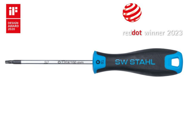 SW-Stahl Schraubendreher, T-Profil, T20 x 100 mm, 32720SB