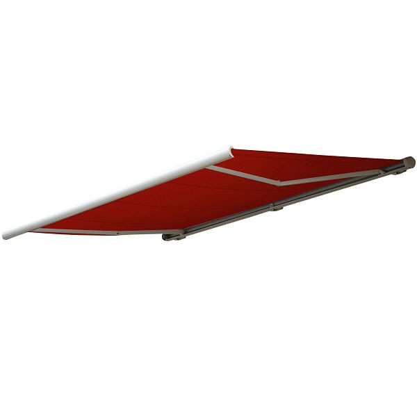 Mendler Ersatz-Bezug für Markise T124, Vollkassette Ersatzbezug Sonnenschutz 5x3m, Polyester bordeaux-rot, 76545