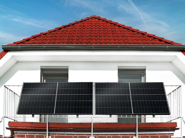 priwatt Solarmodule priBalcony Duo - 600W Wechselrichter - 5m Schukokabel, DP1005101